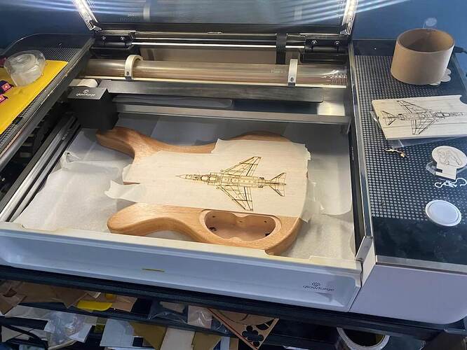 Electronics work on the bass