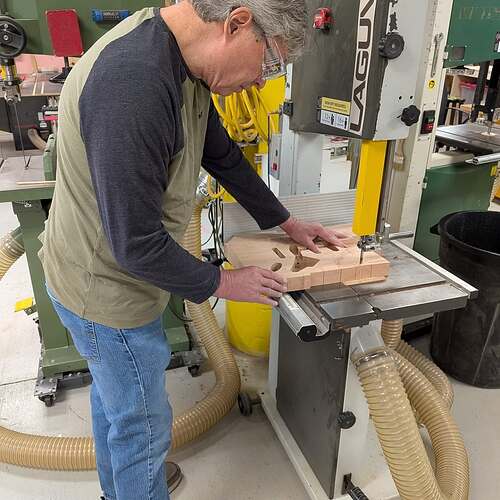 Student finishing their build on day one