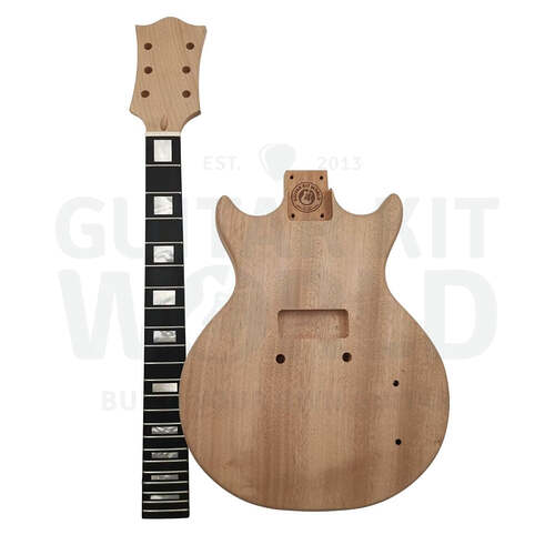Junior double-cutaway electric guitar kit, unassembled