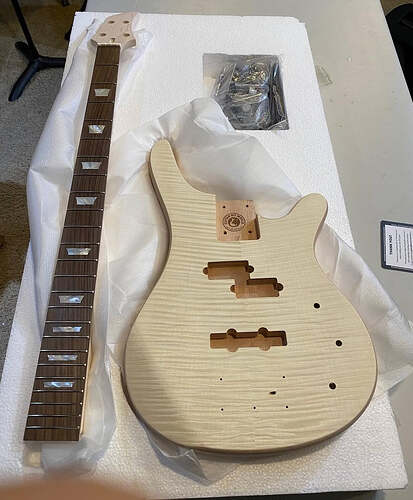 The lava burst finish on the flamed maple top