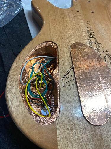 Detail of the engraving work