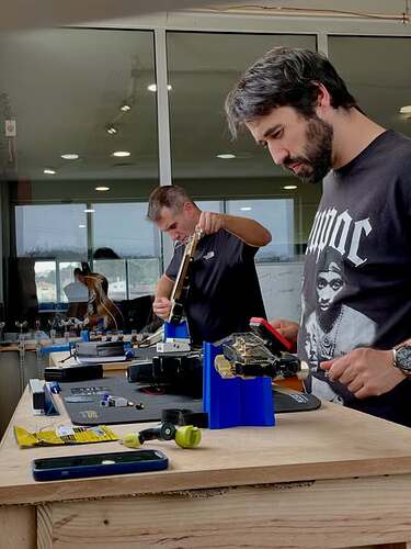 Bancadas da Academia Clínica da Guitarra