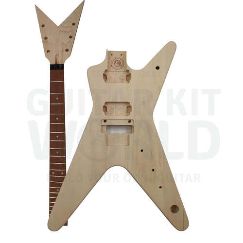 X-shape electric guitar kit, unassembled